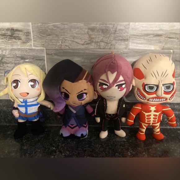 Anime Plush Lot Of 4 - Picture 1 of 10